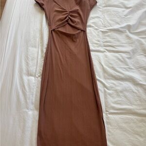 Jessica Simpson Brown Midi Dress